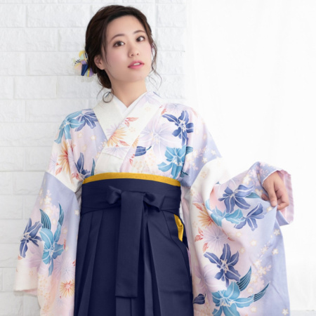 袴3点セット 華やか A) 袴セット 卒業式 袴 セット 女性 16colors