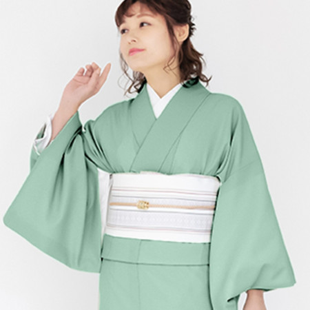 女単衣 東レ) 洗える着物 単衣 10colors 色無地 着物 日本製 女性