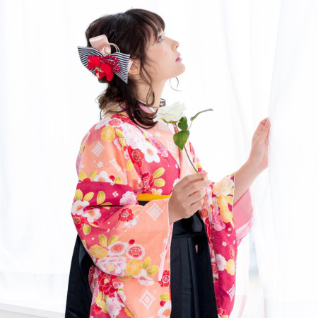 袴3点セット 華やか B) 袴セット 卒業式 袴 セット 女性 20colors