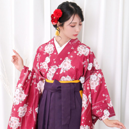 袴3点セット 華やか E) 袴セット 卒業式 袴 セット 女性 16colors ...